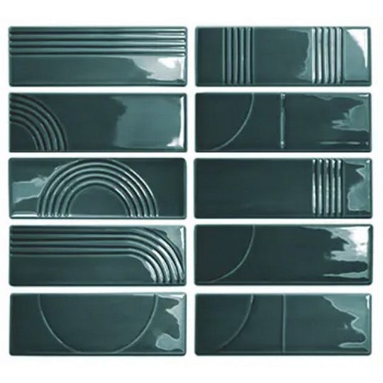 WOW 2" x 6.3" Glow Décor Glossy Ceramic Tile