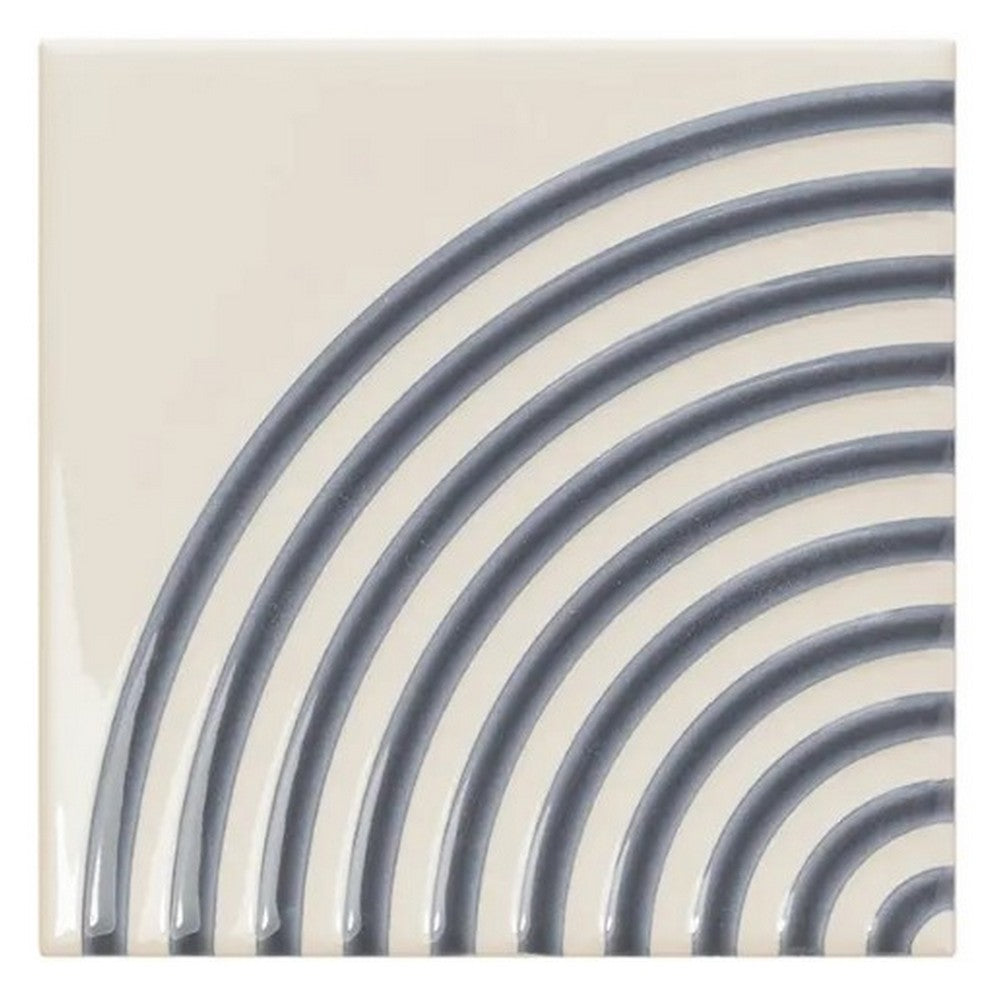 WOW 5" x 5" Twister Twist Glossy Ceramic Tile