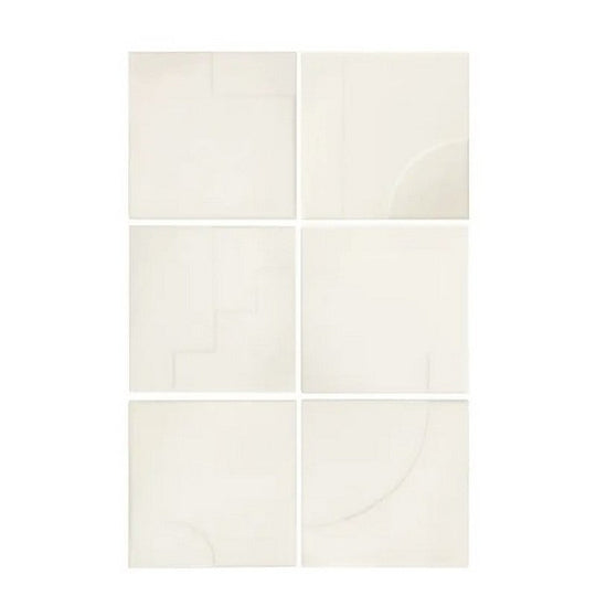 WOW 5" x 5" Casbah Décor Mix Matte Ceramic Tile