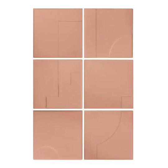 WOW 5" x 5" Casbah Décor Mix Matte Ceramic Tile