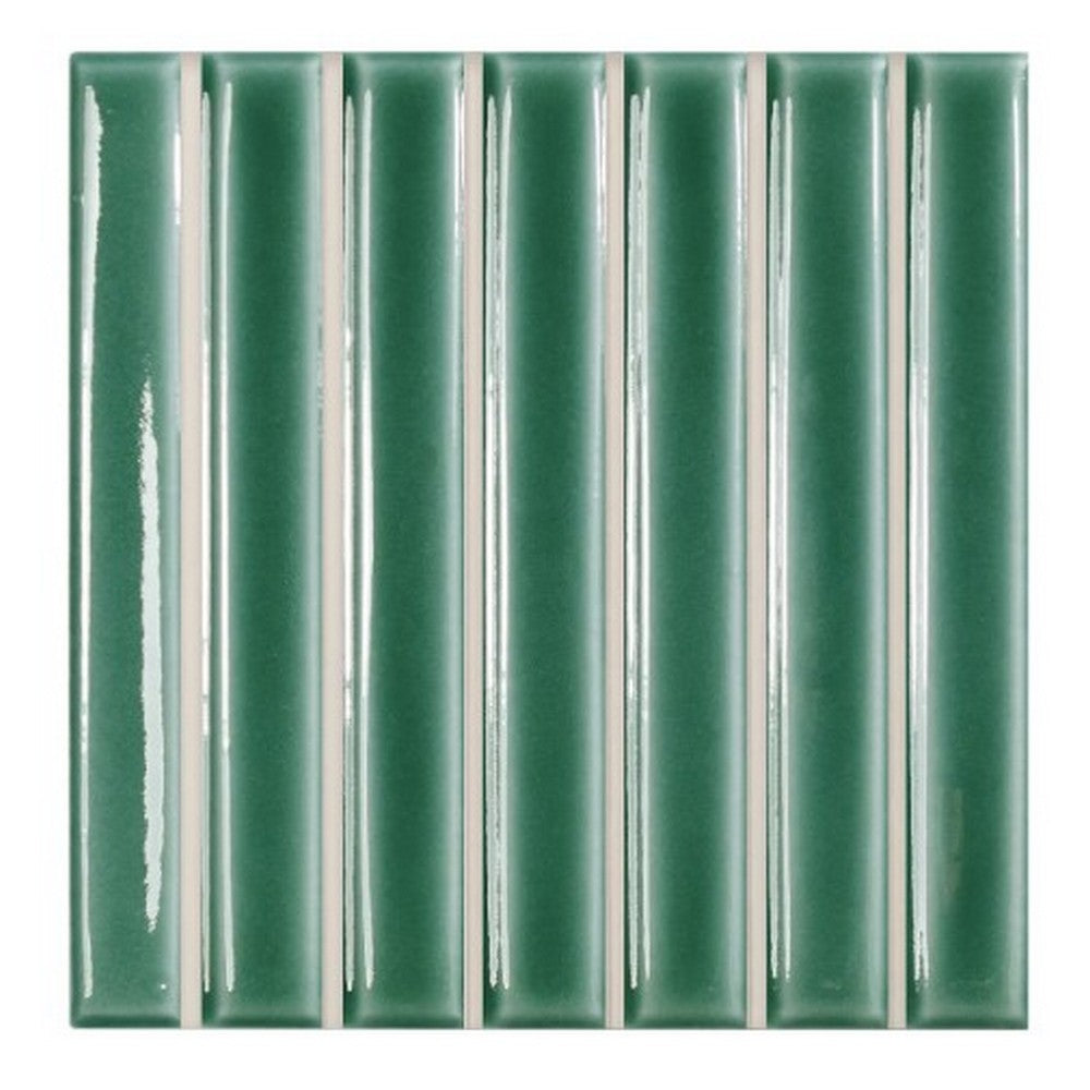 WOW 4.6" x 4.6" Sweet Bars Glossy Porcelain Tile