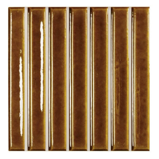 WOW 4.6" x 4.6" Sweet Bars Glossy Porcelain Tile