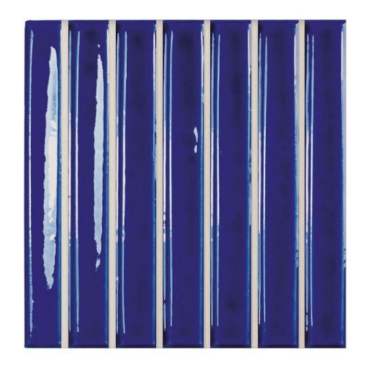 WOW 4.6" x 4.6" Sweet Bars Glossy Porcelain Tile