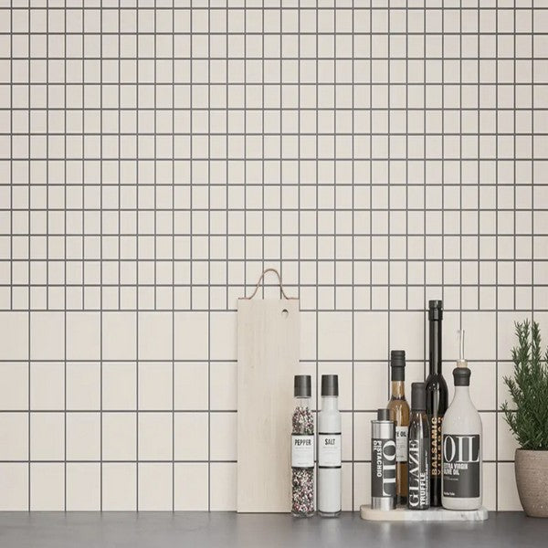 WOW-6-x-6-Raster-Grid-M-Matte-Porcelain-Tile-Chalk