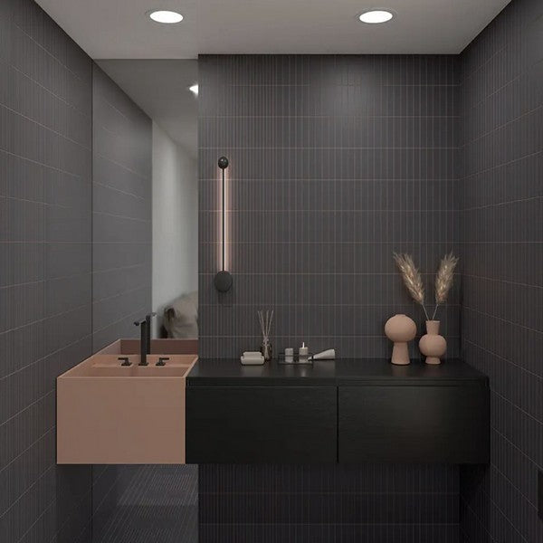 WOW-6-x-6-Raster-Lines-S-Matte-Porcelain-Tile-Basalt