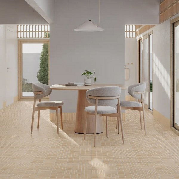 WOW-6-x-6-Raster-Lines-S-Matte-Porcelain-Tile-Clay