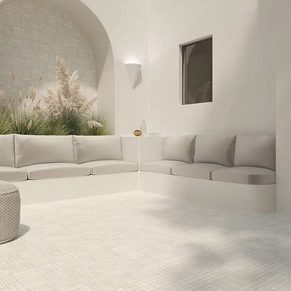 WOW-6-x-6-Raster-Lines-S-Matte-Porcelain-Tile-Off-White