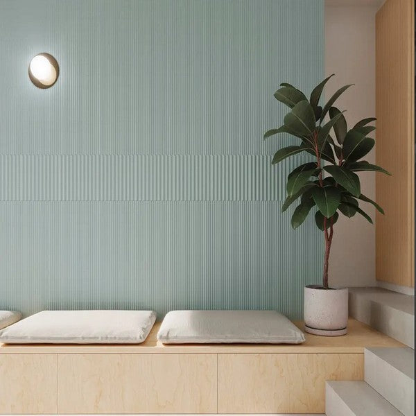 WOW-3-x-12-Twin-Peaks-Med-Matte-Ceramic-Tile-Celadon-Green