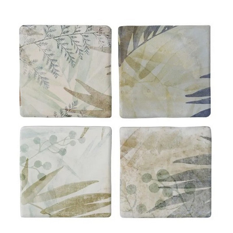 WOW 4.3" x 4.3" Aqua Décor Matte Porcelain Tile