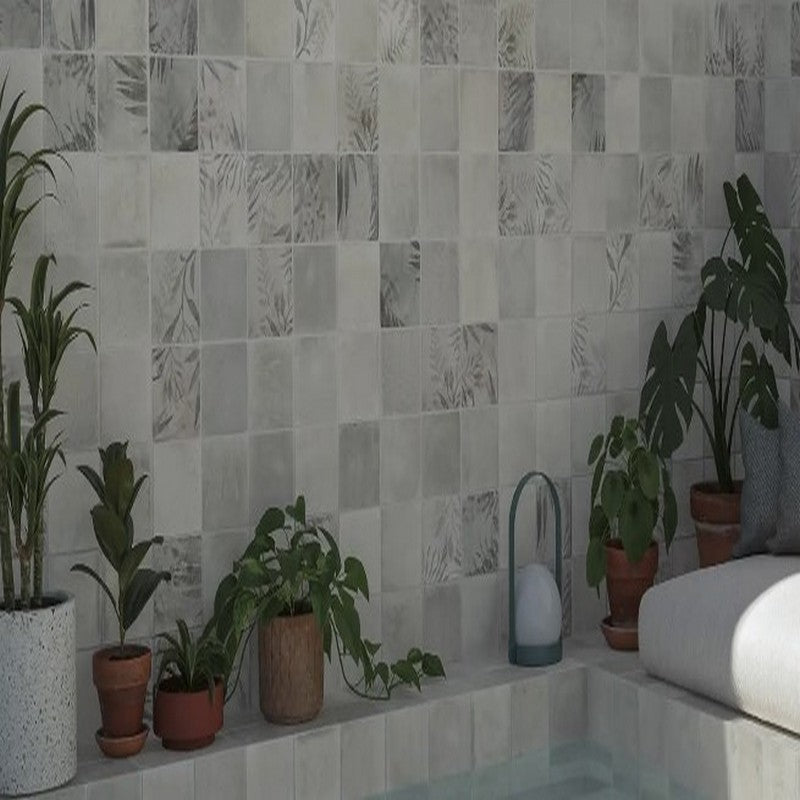 WOW-4.3-x-4.3-Aqua-Décor-Matte-Porcelain-Tile-Grey