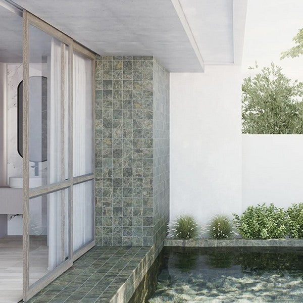 WOW-4.3-x-4.3-Marble-Matte-Porcelain-Tile-Green