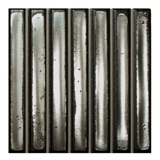 WOW 4.6" x 4.6" London Calling Bars Glossy Porcelain Tile