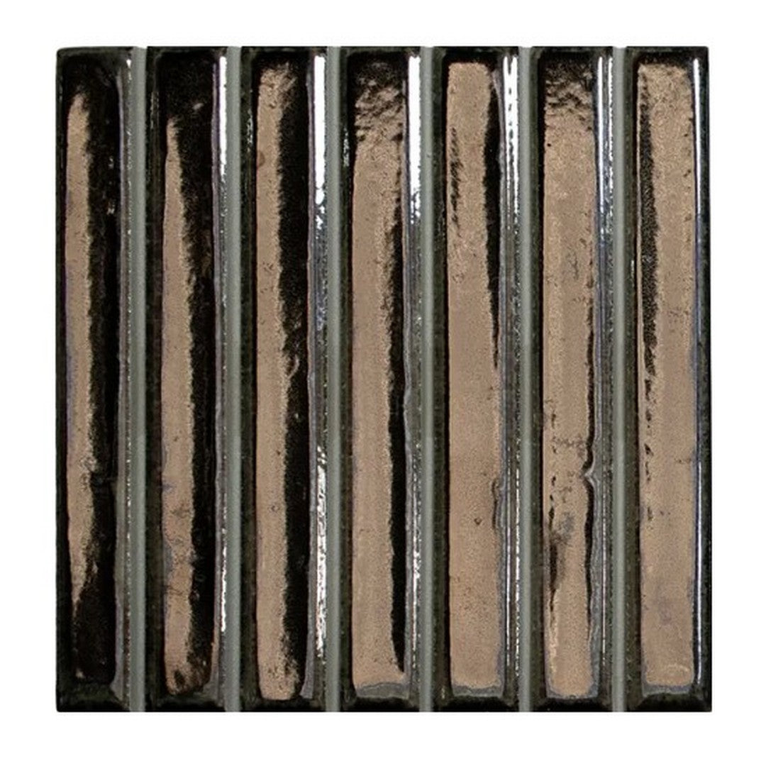 WOW 4.6" x 4.6" London Calling Bars Glossy Porcelain Tile