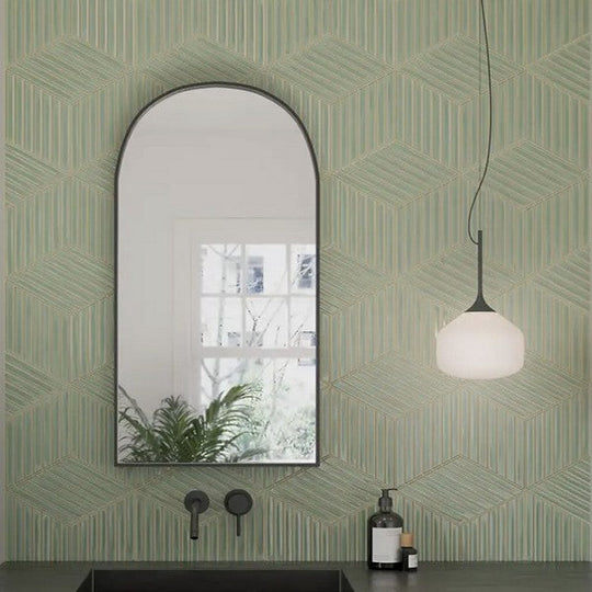 WOW-6-x-10-Spike-Bars-A-Glossy-Ceramic-Tile-Fern