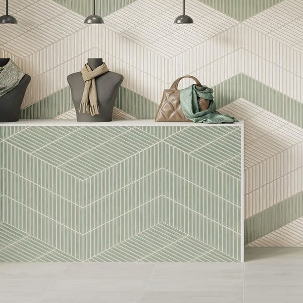 WOW-6-x-10-Spike-Bars-B-Glossy-Ceramic-Tile-Fern