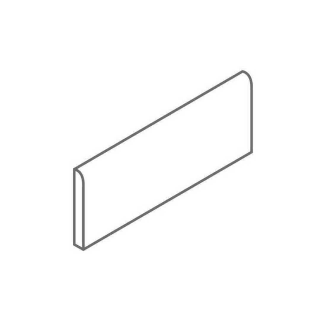 Alfagres 3" x 12" Emilia Matte Ceramic Bullnose