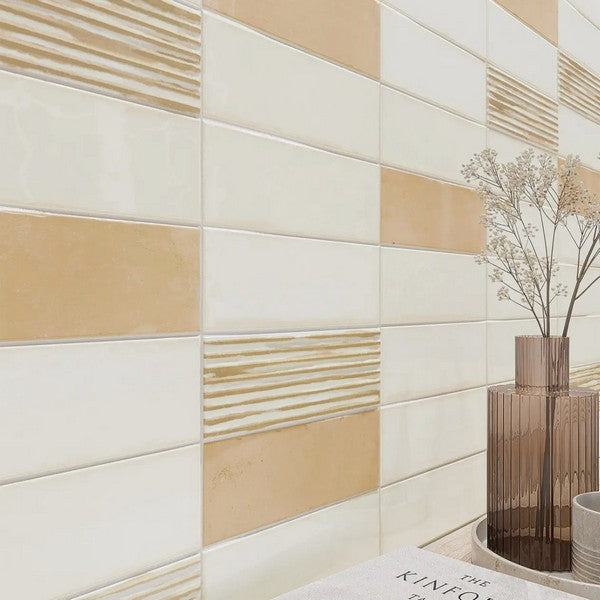 WOW-2-x-6-Casablanca-Comb-Glossy-Porcelain-Tile-Lime