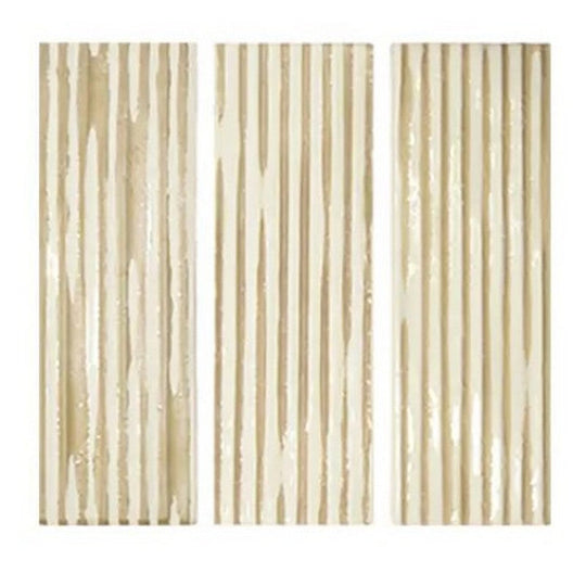 WOW 2" x 6" Casablanca Comb Glossy Porcelain Tile