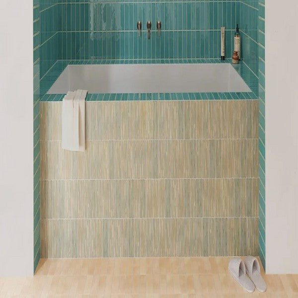 WOW-2-x-6-Casablanca-Comb-Glossy-Porcelain-Tile-Mint