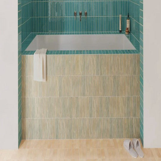 WOW-2-x-6-Casablanca-Comb-Glossy-Porcelain-Tile-Mint