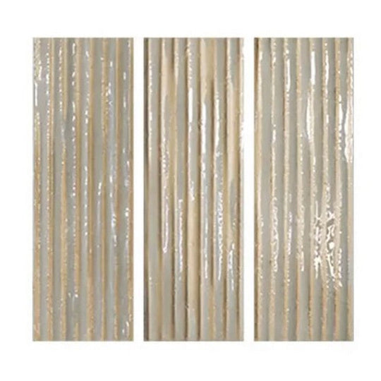 WOW 2" x 6" Casablanca Comb Glossy Porcelain Tile