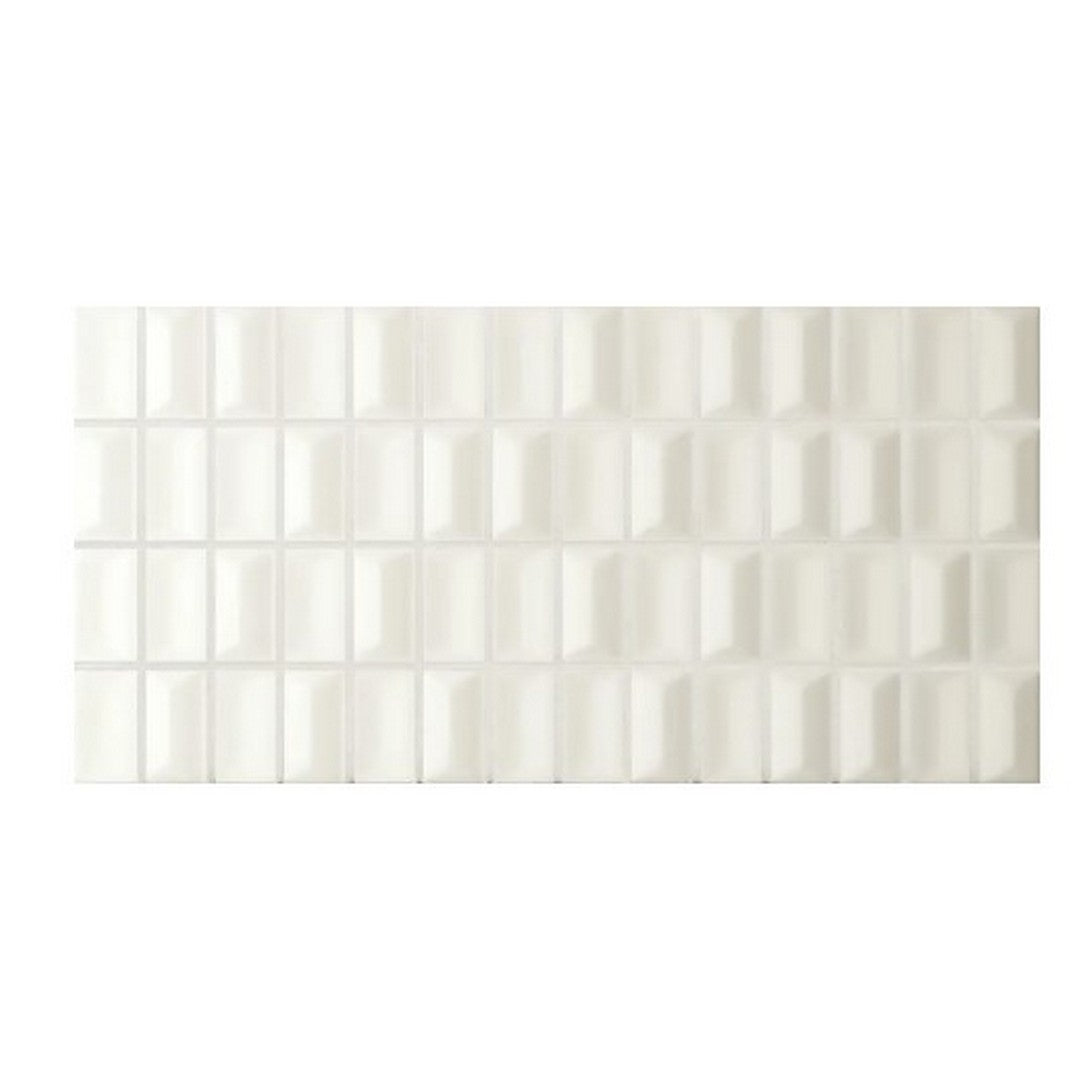 WOW 5" x 10" 3D Bars Diamond Matte Ceramic Tile