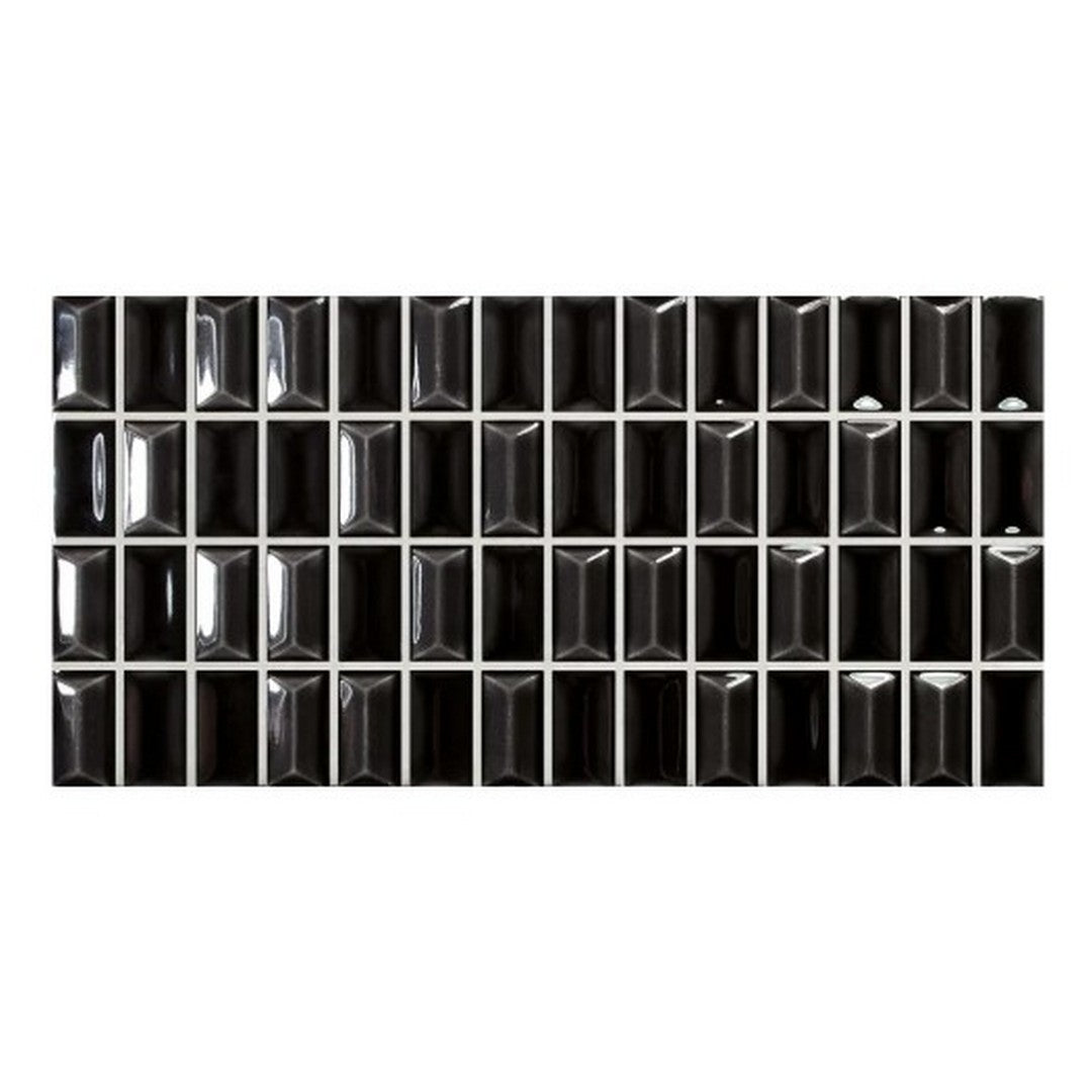 WOW 5" x 10" 3D Bars Diamond Glossy Ceramic Tile