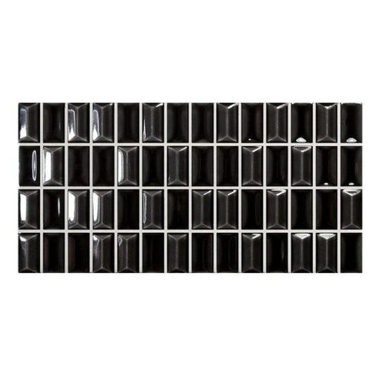 WOW 5" x 10" 3D Bars Diamond Glossy Ceramic Tile