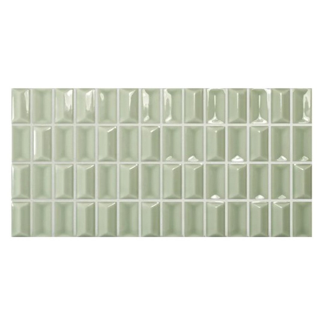 WOW 5" x 10" 3D Bars Diamond Glossy Ceramic Tile