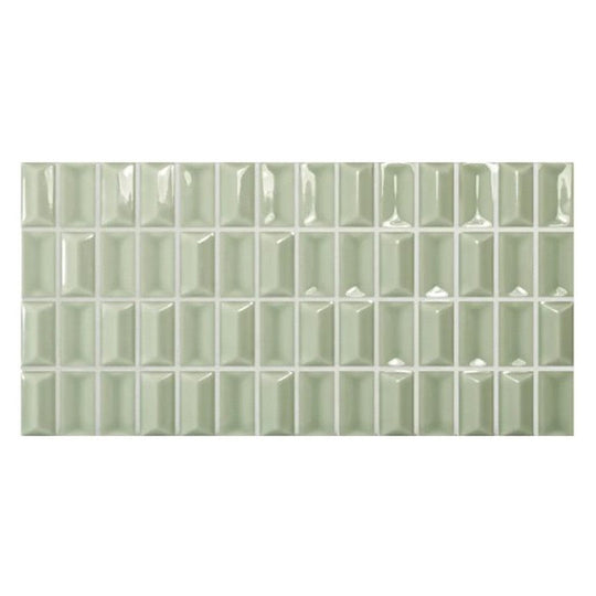 WOW 5" x 10" 3D Bars Diamond Glossy Ceramic Tile