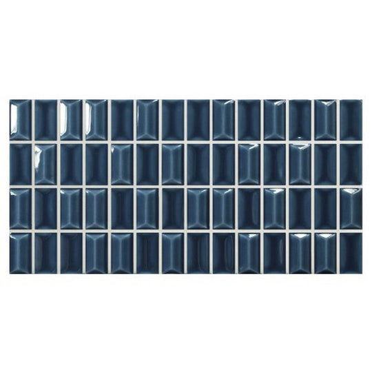 WOW 5" x 10" 3D Bars Diamond Glossy Ceramic Tile