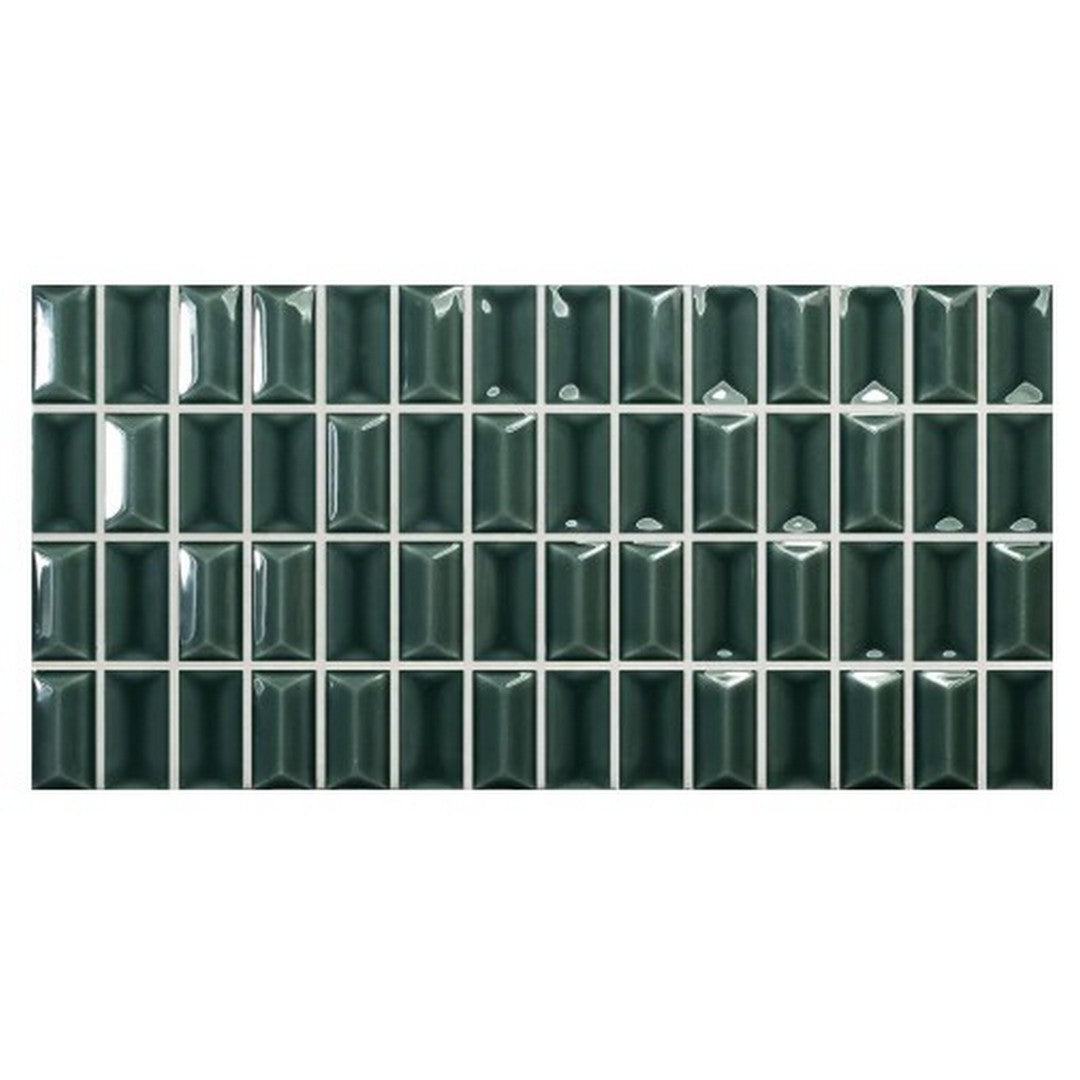 WOW 5" x 10" 3D Bars Diamond Glossy Ceramic Tile
