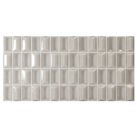 WOW 5" x 10" 3D Bars Diamond Glossy Ceramic Tile