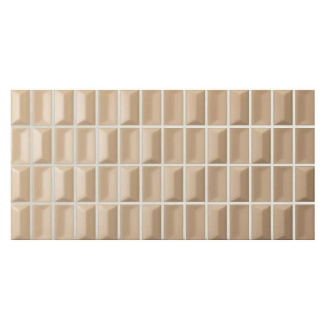WOW 5" x 10" 3D Bars Diamond Matte Ceramic Tile