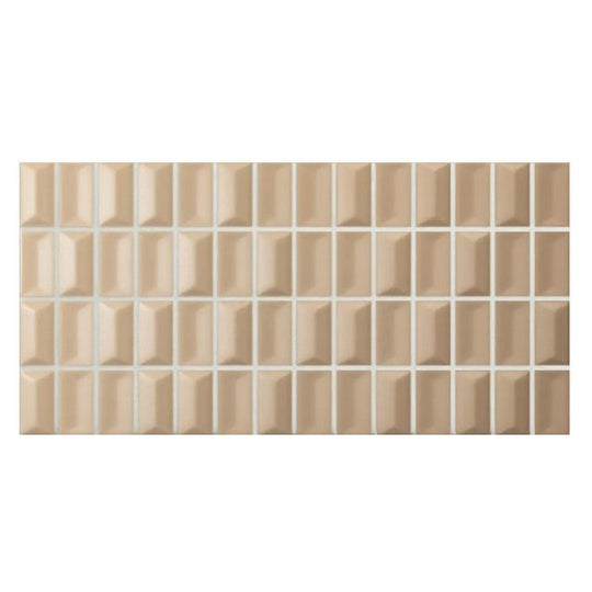 WOW 5" x 10" 3D Bars Diamond Matte Ceramic Tile