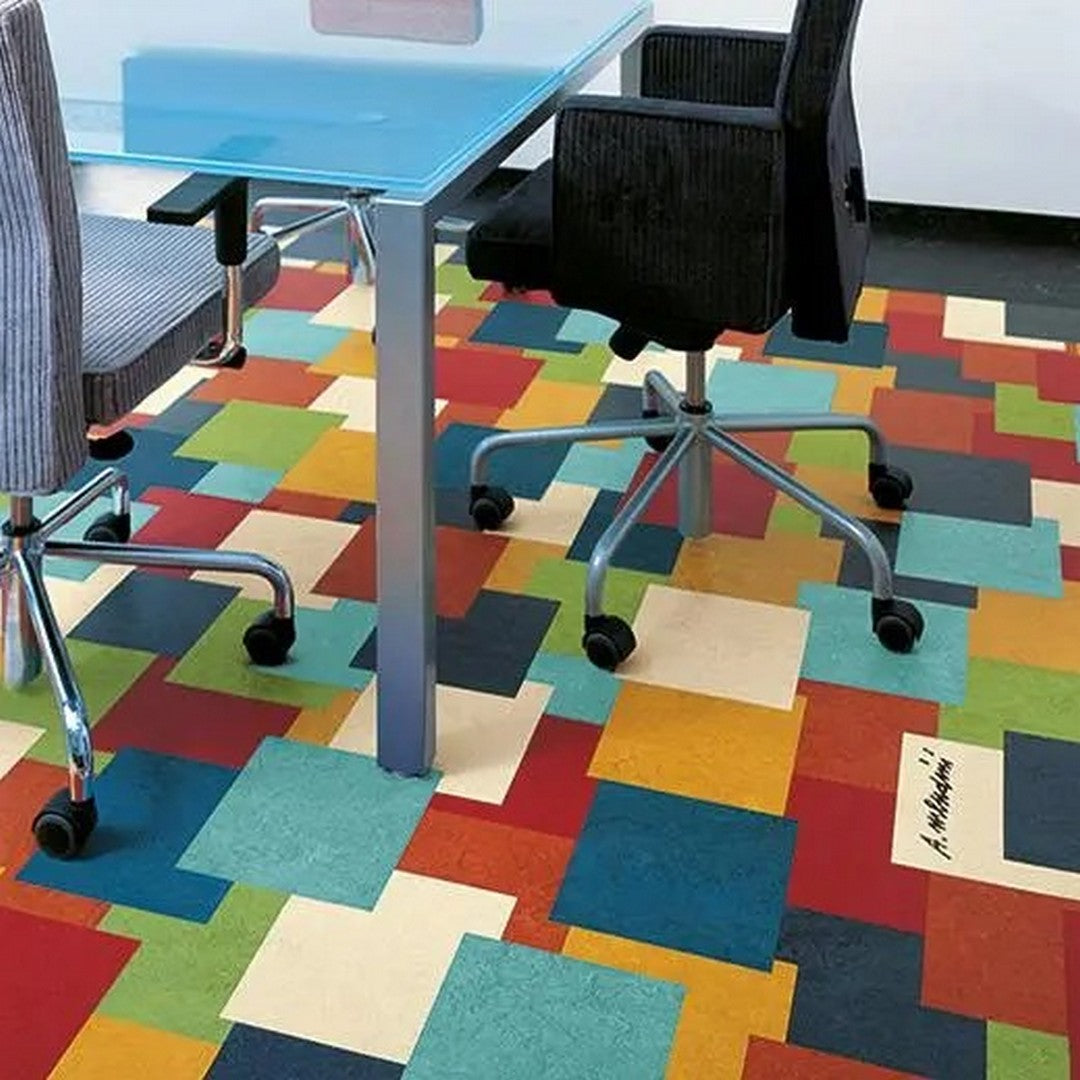 Forbo-Marmoleum-Meets-Mendini-Plato-58.27-x-61.42-Vinyl-Random-Pattern-Plato-Forte