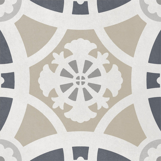 Del Conca USA 8" x 8" Havana Glazed Decorative Porcelain Tile