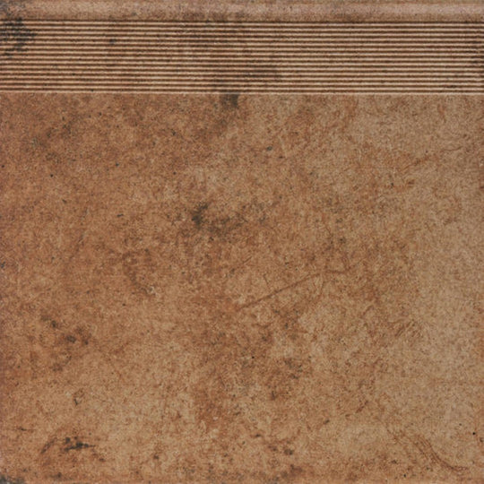 Alfagres 12" x 12" Terracota Stairtread Glazed Quarry Tile