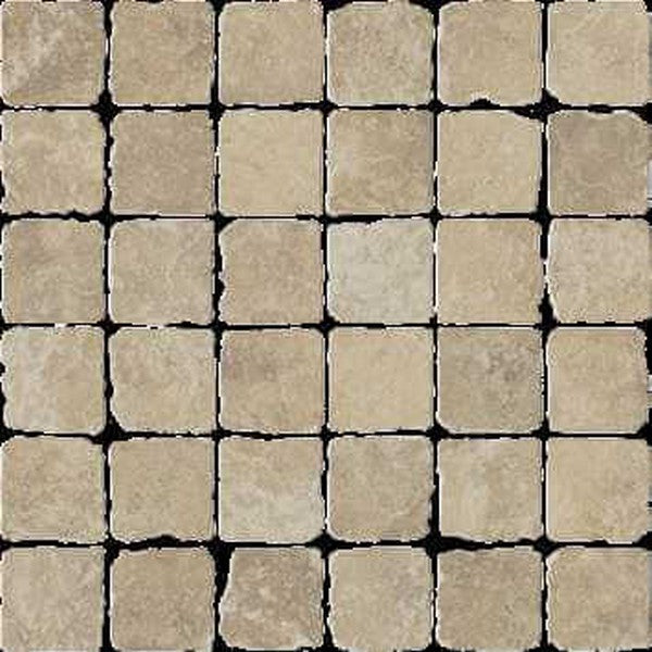 Happy Floors Pietra D' Assisi 12" x 12" Natural 2" Mosaic