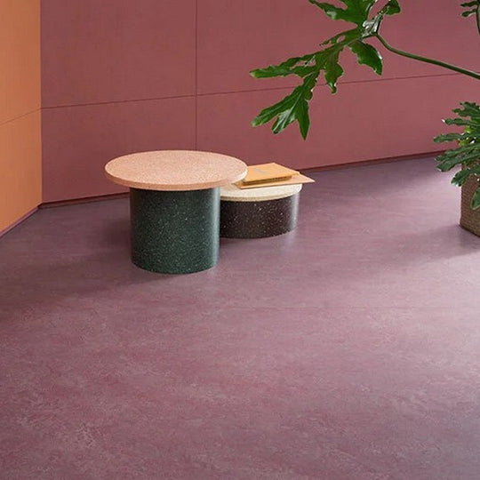 Forbo-Marmoleum-Real-Smooth-Vinyl-Sheet-6.5-x-105-Plum