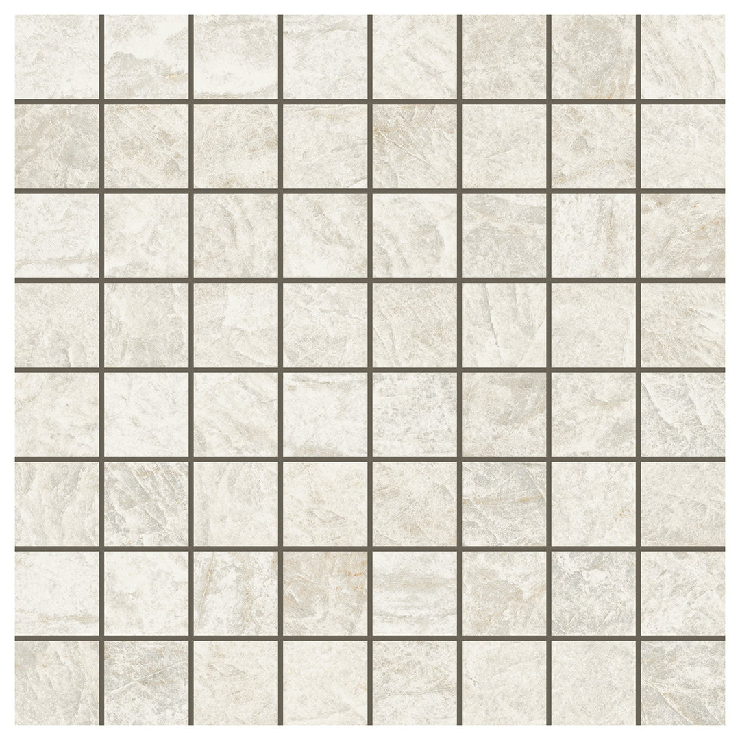 Del Conca USA 12" x 12" Nature Glazed Porcelain 1.4" Square Mosaic