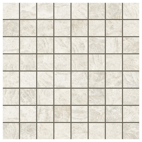 Del Conca USA 12" x 12" Nature Glazed Porcelain 1.4" Square Mosaic