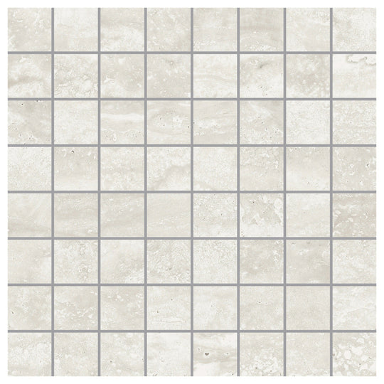 Del Conca USA 12" x 12" Navona Glazed Porcelain 1.4" Square Mosaic