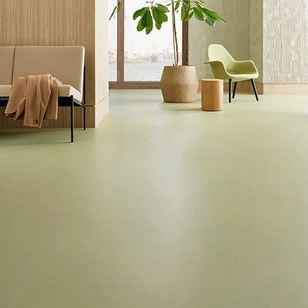 Forbo-Marmoleum-Cocoa-Smooth-Vinyl-Sheet-6.5-x-105-Matcha