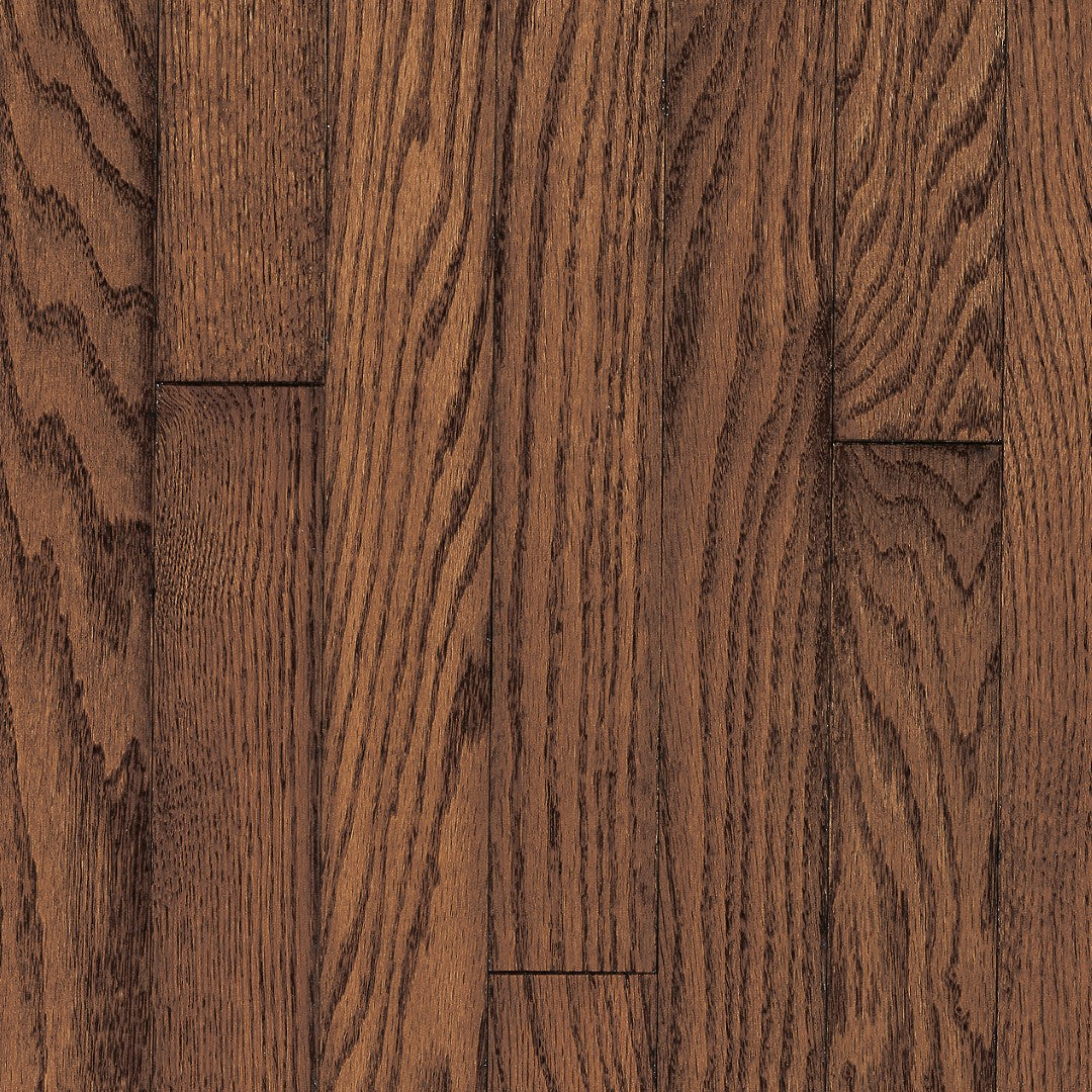 Hartco Ascot 3.25" Solid Oak Hardwood Plank Satin