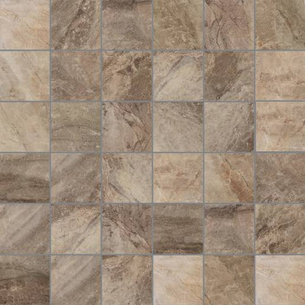 Happy Floors 12" x 12" Sonoma Natural Porcelain 2" Mosaic