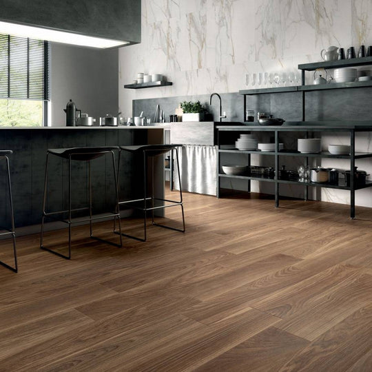 Landmark-Ceramics-8-x-40-Emotion-Rectified-Matte-Porcelain-Tile-Happy-Walnut