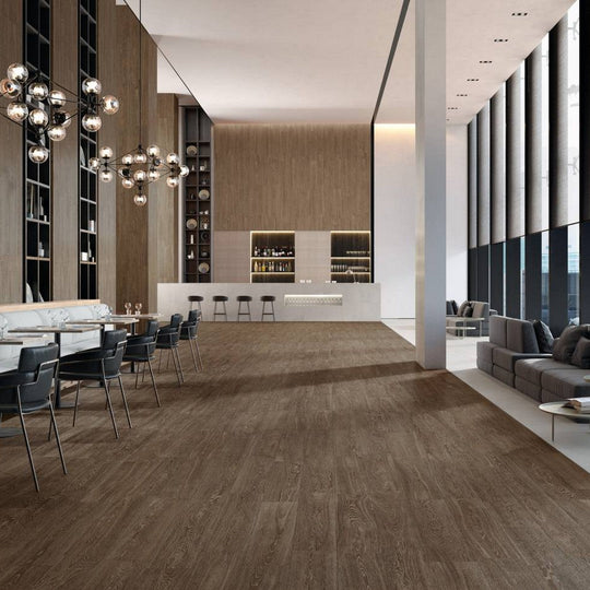 Landmark-Ceramics-8-x-40-Spirit-Matte-Porcelain-Tile-Sober-Chestnut