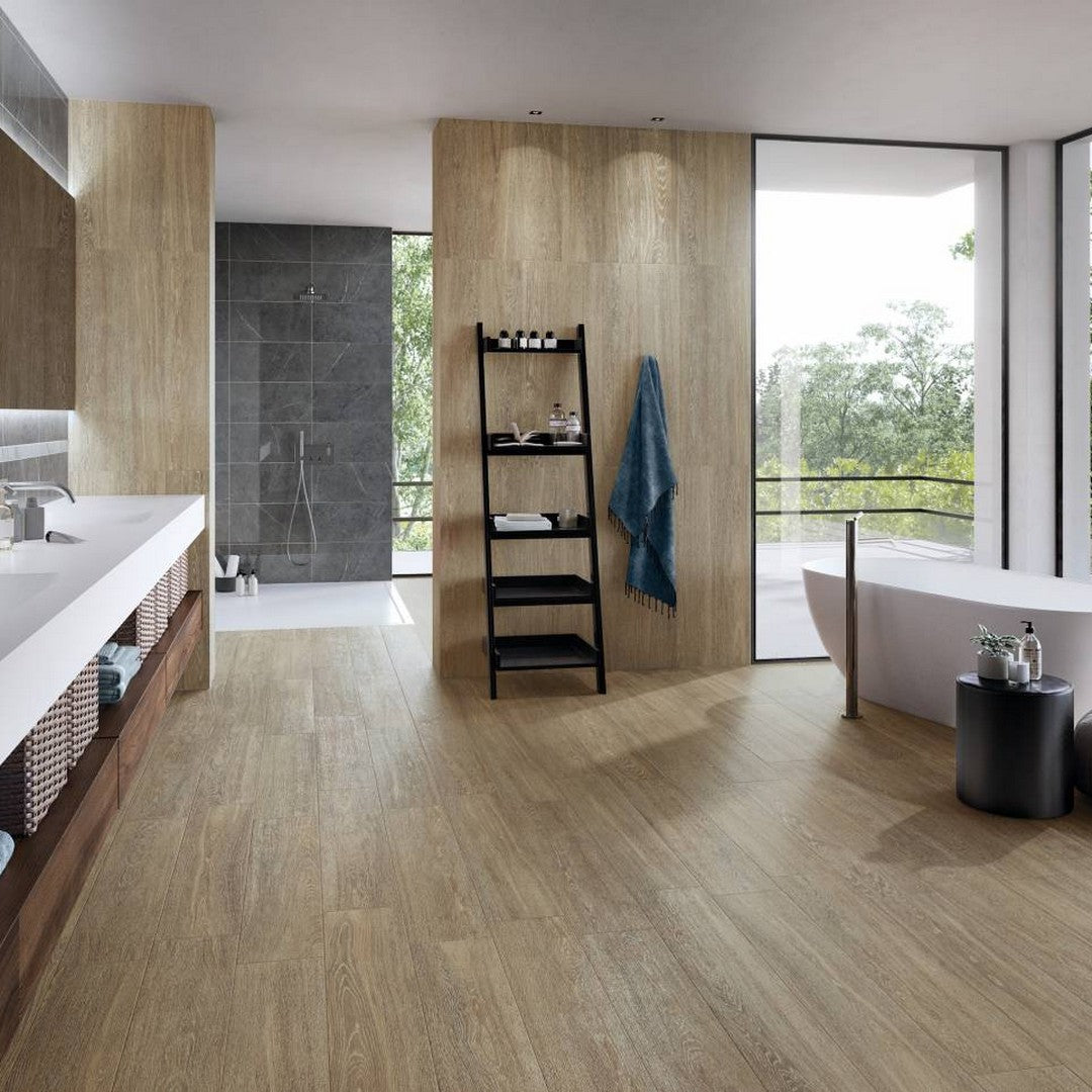 Landmark-Ceramics-8-x-40-Spirit-Matte-Porcelain-Tile-Old-Maple