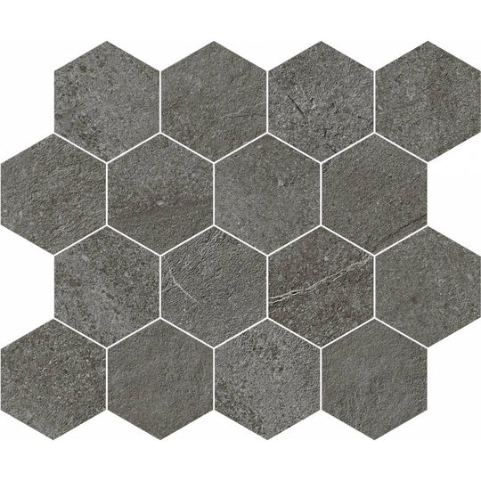 Landmark-Ceramics-10-x-12-Journey-Rectified-Matte-Porcelain-Hexagon-Mosaic-Contemporary-Dark
